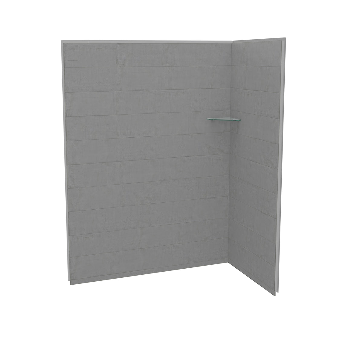Maax Utile 6032 Composite Direct-to-Stud Two-Piece Corner Shower Wall Kit - image 4