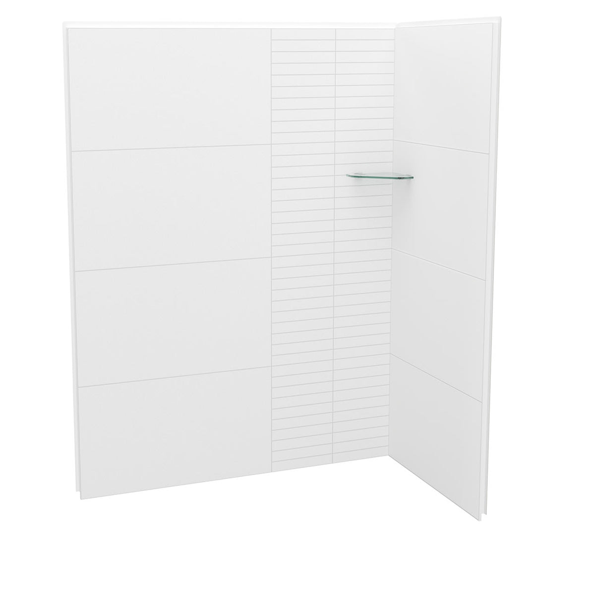 Maax Utile 6032 Composite Direct-to-Stud Two-Piece Corner Shower Wall Kit - image 6