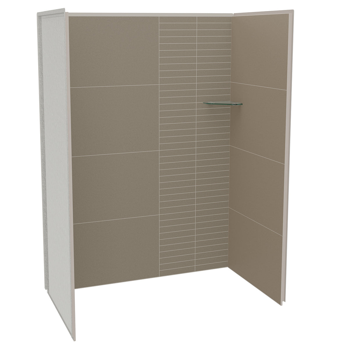 Maax Utile 6036 Composite Direct-to-Stud Three-Piece Alcove Shower Wall Kit - image 5