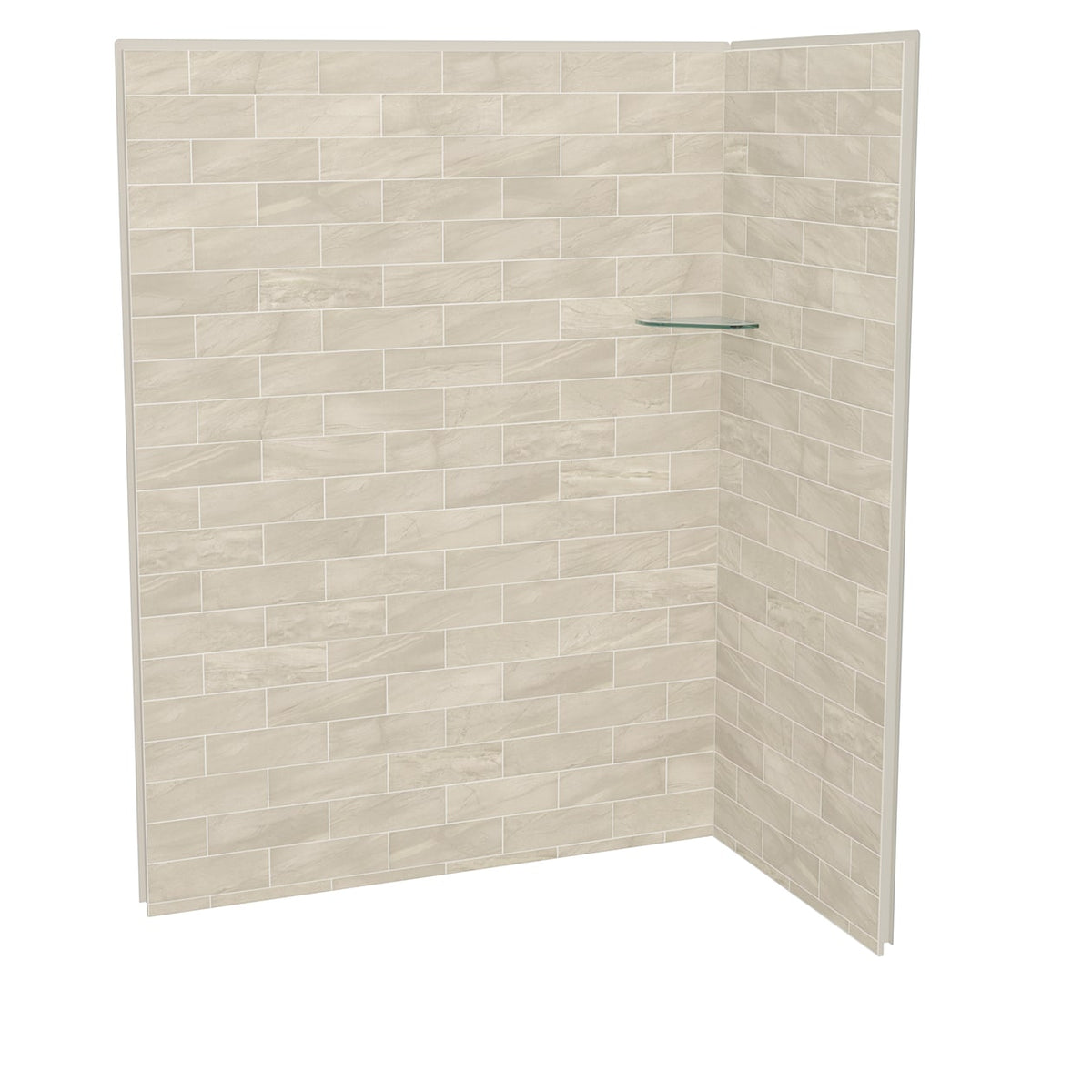 Maax Utile 6036 Composite Direct-to-Stud Two-Piece Corner Shower Wall Kit - image 12