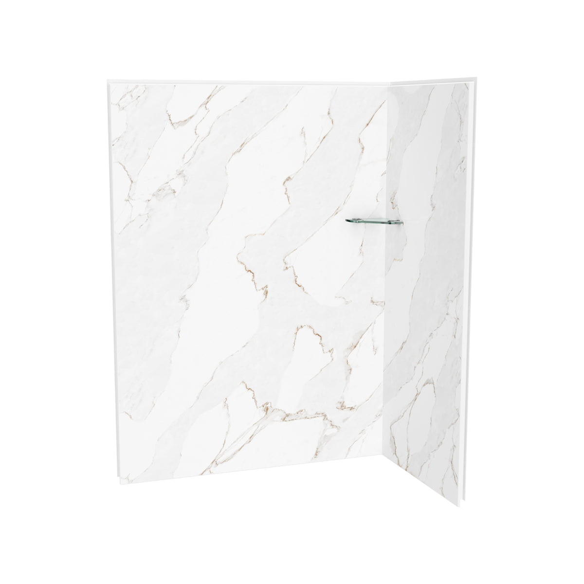 Maax Utile 6036 Composite Direct-to-Stud Two-Piece Corner Shower Wall Kit - image 13