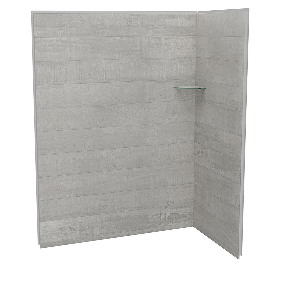 Maax Utile 6036 Composite Direct-to-Stud Two-Piece Corner Shower Wall Kit - image 3