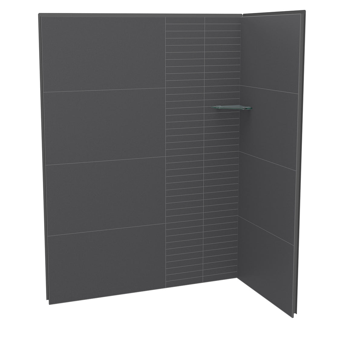 Maax Utile 6036 Composite Direct-to-Stud Two-Piece Corner Shower Wall Kit - image 8