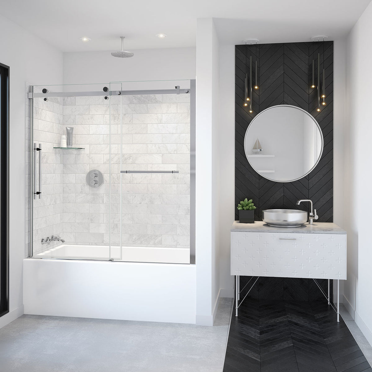 Maax Vela 56 ½-59 x 59 in 8 mm Sliding Tub Door - image 21