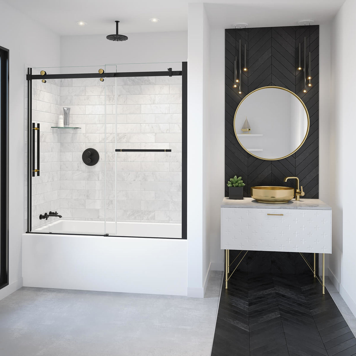 Maax Vela 56 ½-59 x 59 in 8 mm Sliding Tub Door - image 36