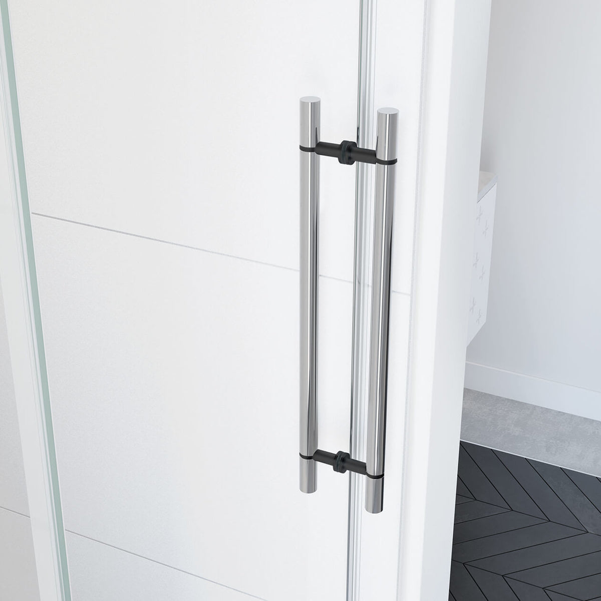 Maax Vela 56 ½-59 x 59 in 8 mm Sliding Tub Door for Alcove Installation - image 24