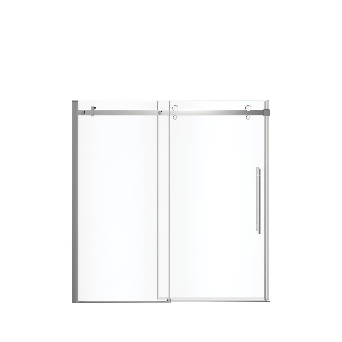 Maax Vela 56 ½-59 x 59 in 8 mm Sliding Tub Door for Alcove Installation - image 7
