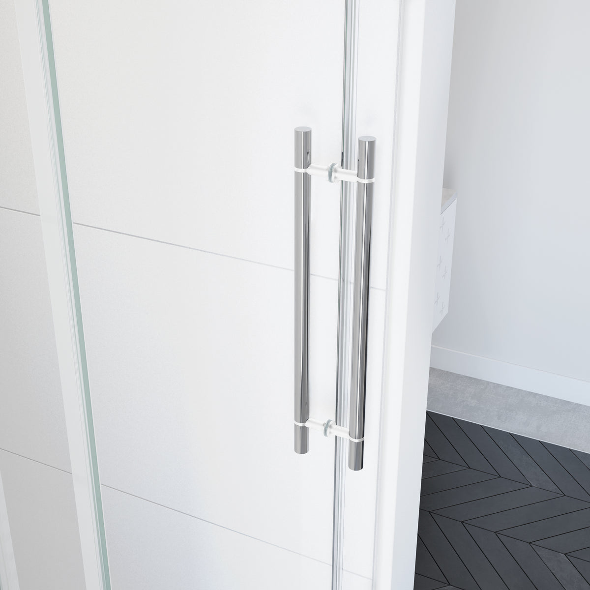 Maax Vela 56 ½-59 x 59 in 8 mm Sliding Tub Door for Alcove Installation - image 9
