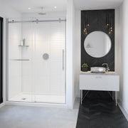 Maax Vela 56 ½-59 x 78 ¾ in 8mm Sliding Shower Door