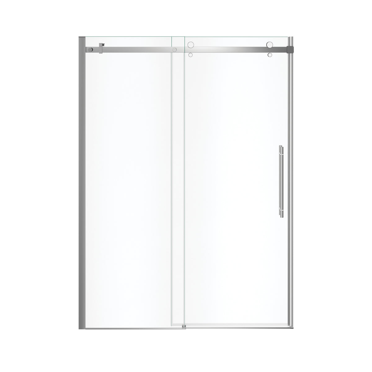Maax Vela 56 ½-59 x 78 ¾ in 8mm Sliding Shower Door for Alcove Installation - image 7