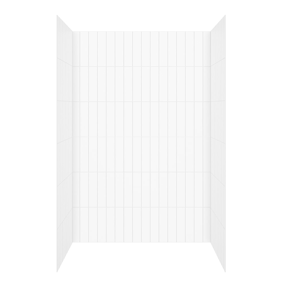Maax Versaline 48 in Alcove Wall Kit - Vertical in White