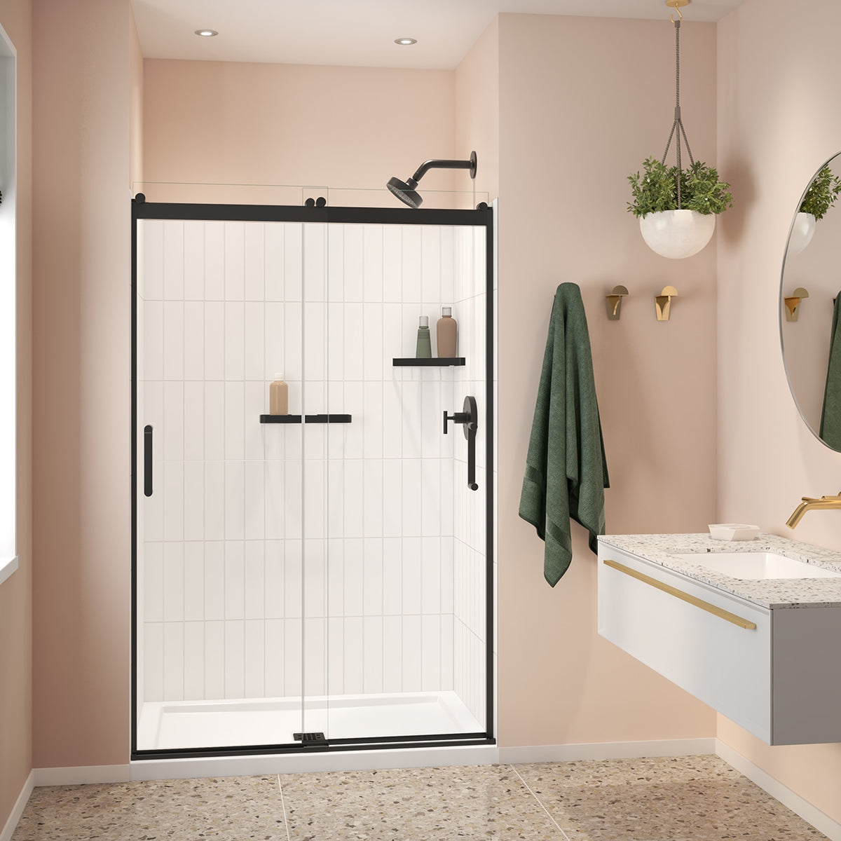 Maax Versaline 48 in Alcove Wall Kit - Vertical in White - image 2