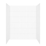 Maax Versaline 6036 Composite Glue-up Four-Piece Shower Wall Kit in Vertical White