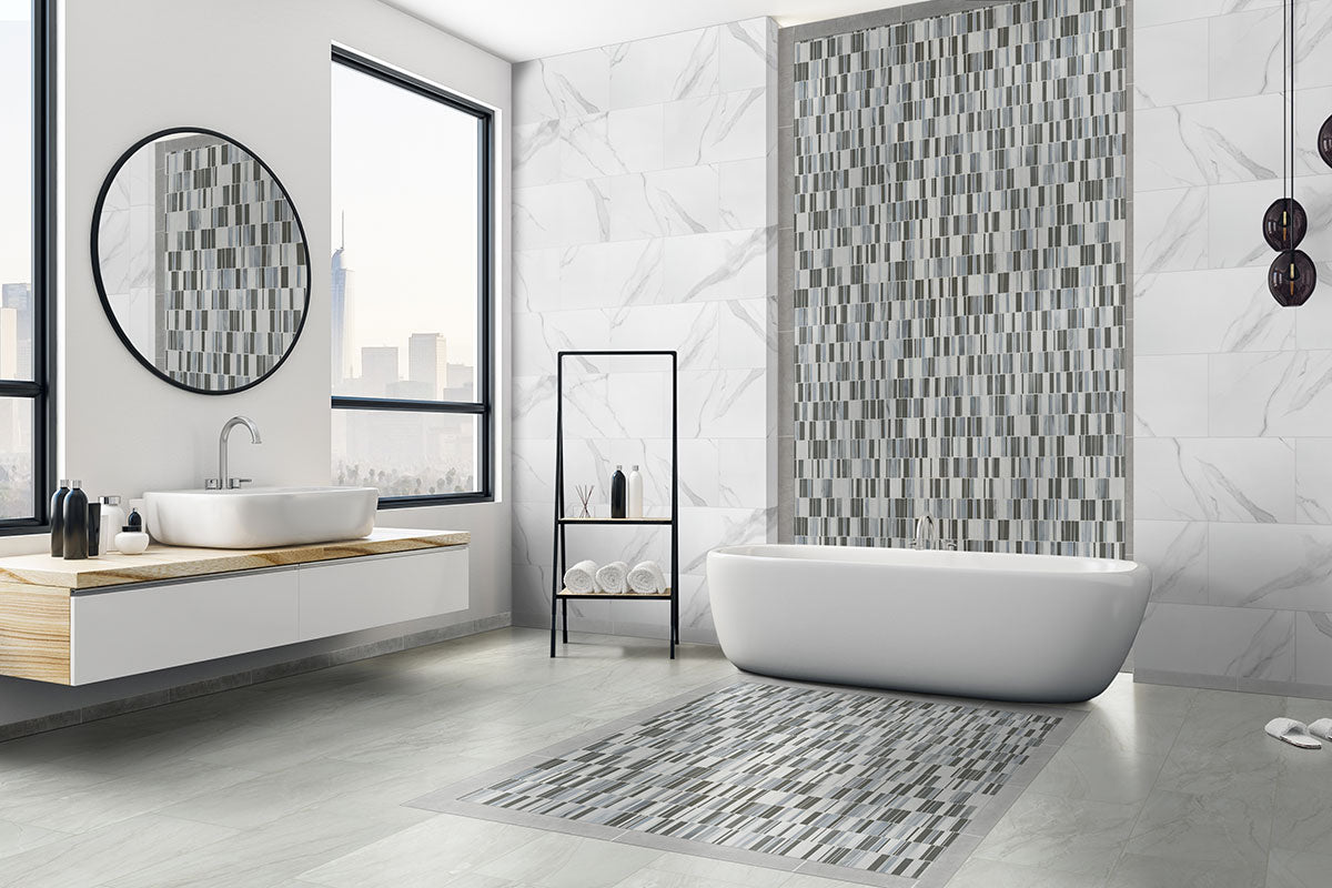 MSI Oxide Magnetite 24 x 48 Matte Porcelain tile (NOXIMAG2448) – MSI room scene