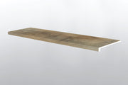 MSI Reclaimed Oak / Maracay Brown luxury vinyl stair tread eased edge (VTTMARBRO-ST-EE)