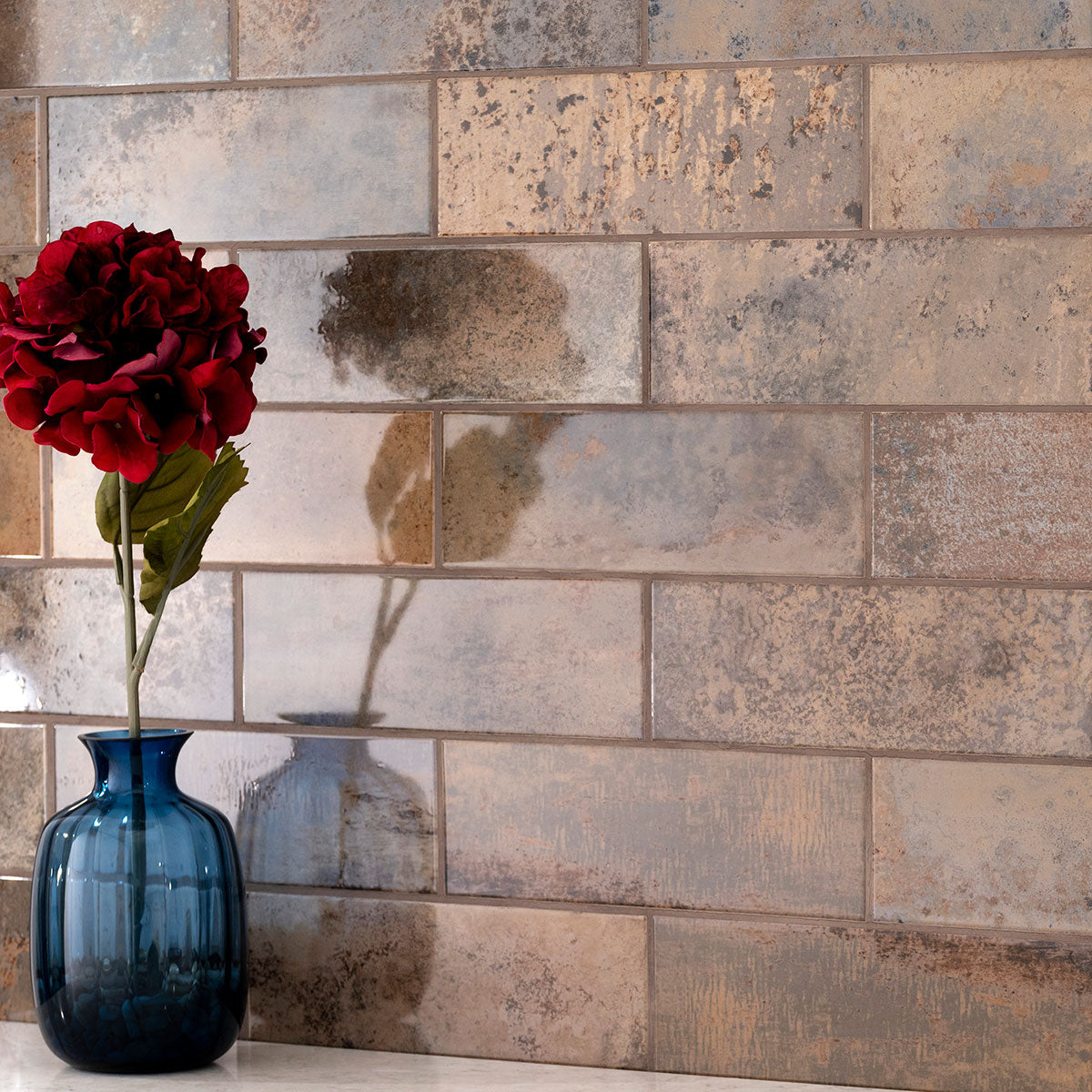 MSI Marza Rust 4 x 12 Glossy Ceramic tile (NMARRUS4X12G) – MSI room scene