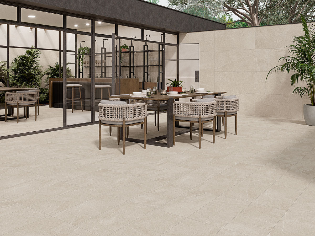 MSI Maven Ivory 12 x 24 Matte Porcelain tile (NMAVIVO1224) – MSI room scene