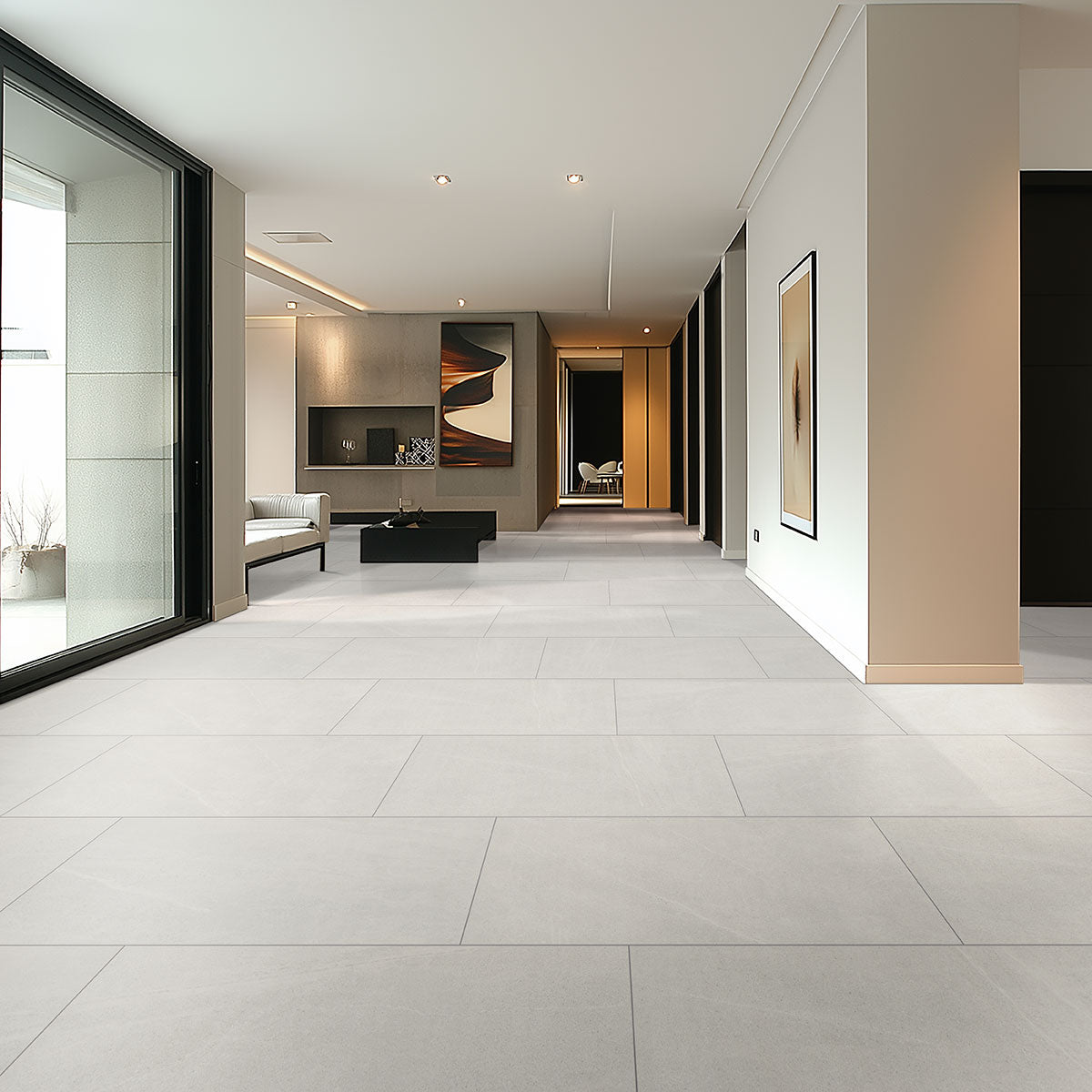 MSI Maven Talc 24 x 48 Matte Porcelain tile (NMAVTAL2448) – MSI room scene