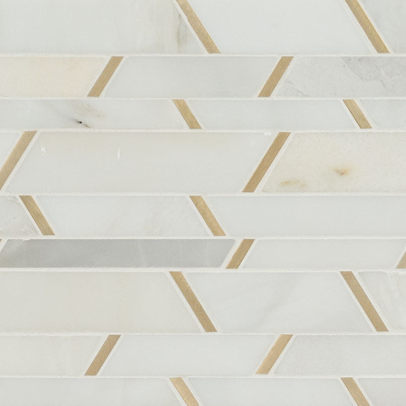 MSI Metro Gold Pattern Stone Metal Blend mosaic (SMOT-SMTL-METGOL8MM) – MSI product image