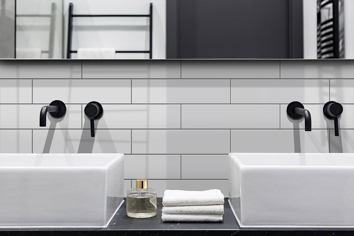 MSI Metro White 2 x 8 Glossy Porcelain tile (NMETWHI2X8G) – MSI room scene
