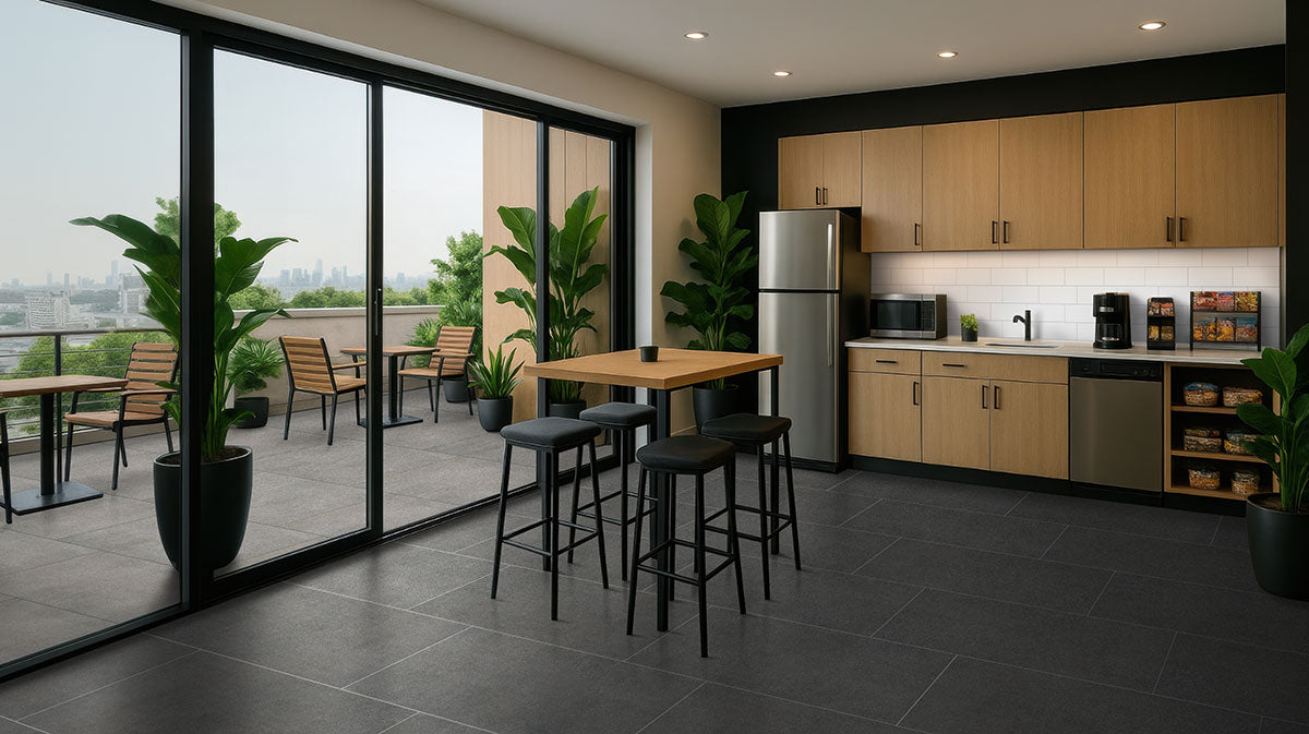 MSI Metro White 4 x 12 Glossy Porcelain tile (NMETWHI4X12G) – MSI room scene