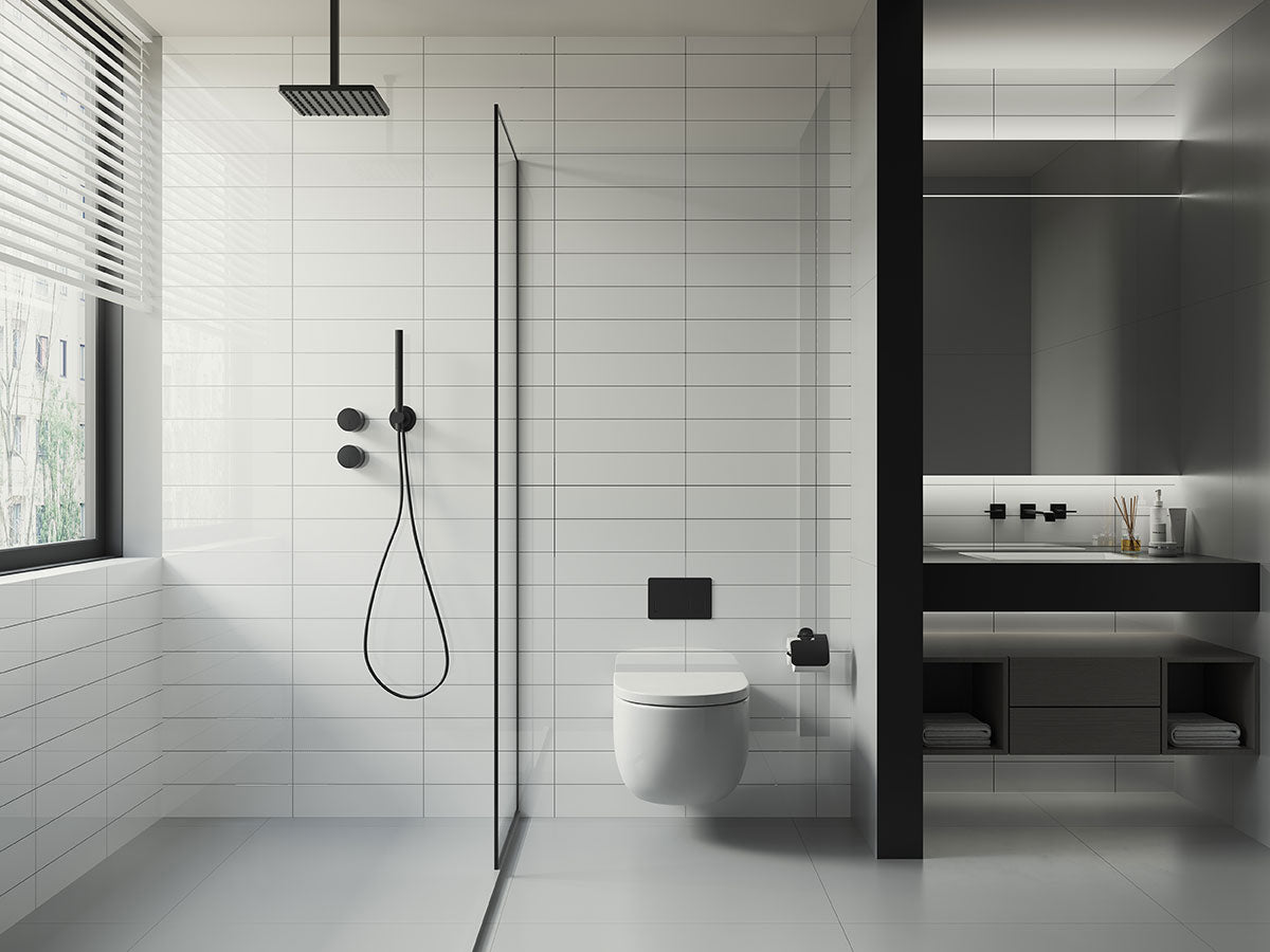 MSI Metro White 4 x 16 Glossy Porcelain tile (NMETWHI4X16G) – MSI room scene