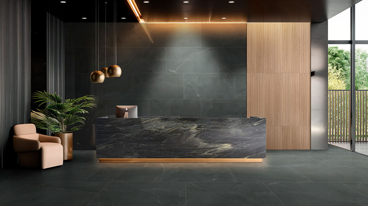 MSI Regallo Midnight Agate 12 x 24 Matte Porcelain tile (NREGMIDAGA1224) – MSI room scene