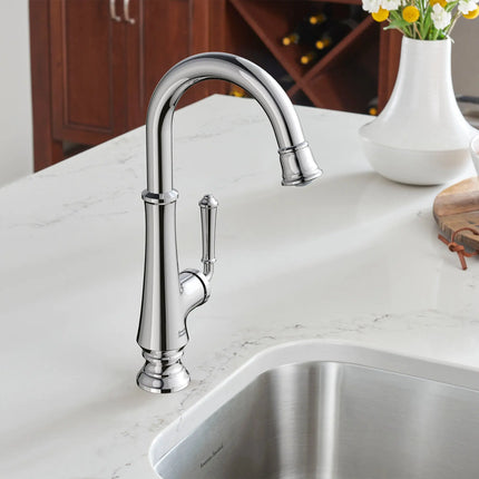 American Standard Delancey Single-Handle Pull-Down Bar Faucet 1.5 gpm/5.7 L/min 4279410.002 - Plumbing Market