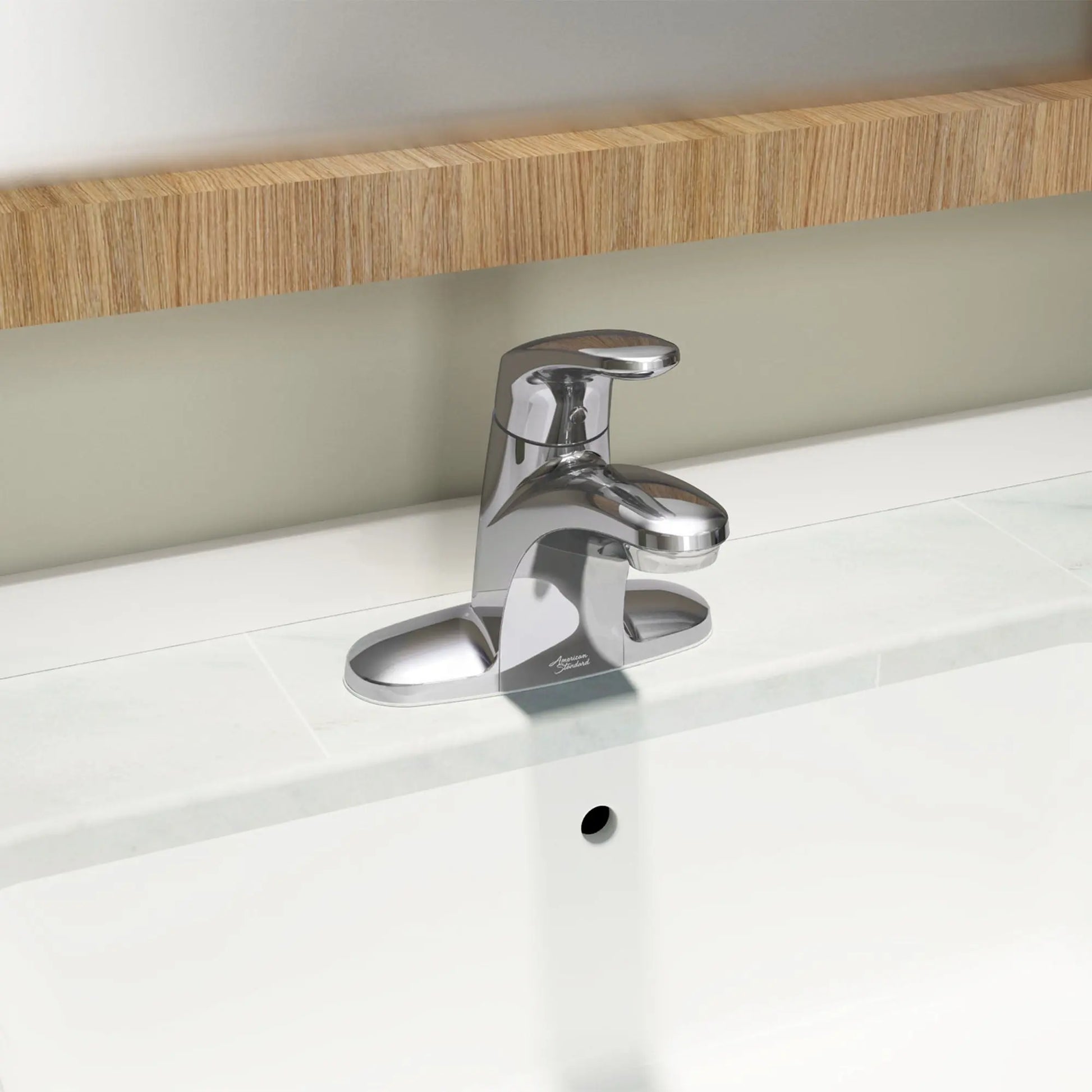 Colony PRO 4-Inch Centerset Single-Handle Bathroom Faucet 0.5 gpm/1.9 L/min Less Drain With Lever Handle - Plumbing Market