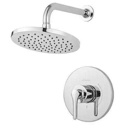 American Standard Studio S 1.8 gpm/6.8 L/min  Shower Trim Kit With Rain Showerhead, Double Ceramic Pressure Balance Cartridge With Lever Handle TU105507.002 - Plumbing Market