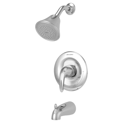 American Standard Reliant 3 2.5 gpm/9.5 L/min Tub and Shower Trim Kit With Showerhead, Double Ceramic Pressure Balance Cartridge With Lever Handle TU385502.002 - Plumbing Market