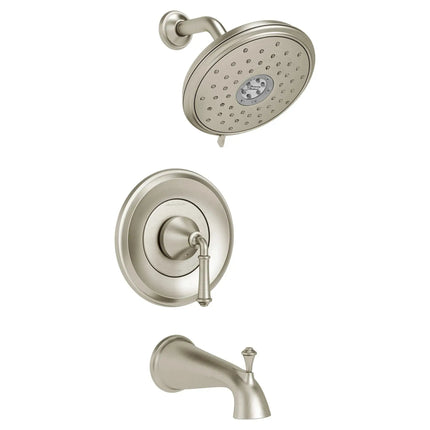 American Standard Delancey 1.8 gpm/6.8 L/min Tub and Shower Trim Kit With Water-Saving 4-Function Showerhead and Lever Handle TU052508.295 - Plumbing Market