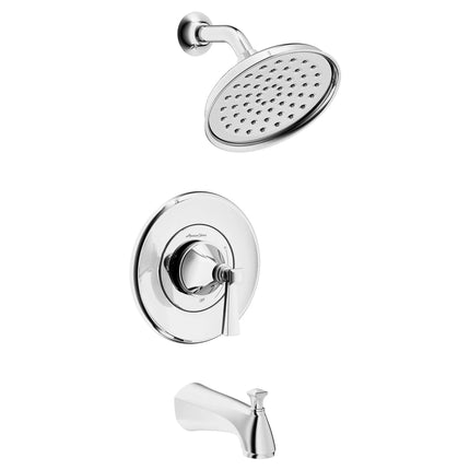American Standard Glenmere 1.8 gpm/6.8 L/min Tub and Shower Trim Kit With Water-Saving Showerhead, Double Ceramic Pressure Balance Cartridge With Lever Handle TU617508.002 - Plumbing Market