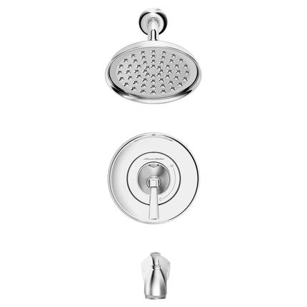 American Standard Glenmere 1.8 gpm/6.8 L/min Tub and Shower Trim Kit With Water-Saving Showerhead, Double Ceramic Pressure Balance Cartridge With Lever Handle TU617508.002 - Plumbing Market