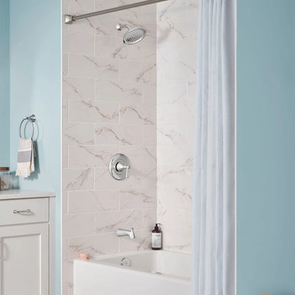 American Standard Glenmere 1.8 gpm/6.8 L/min Tub and Shower Trim Kit With Water-Saving Showerhead, Double Ceramic Pressure Balance Cartridge With Lever Handle TU617508.002 - Plumbing Market