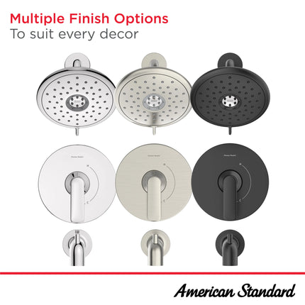 American Standard Millennial 1.8 gpm/6.8 L/min Tub and Shower Trim Kit with Lever Handle TU061508.002 - Plumbing Market