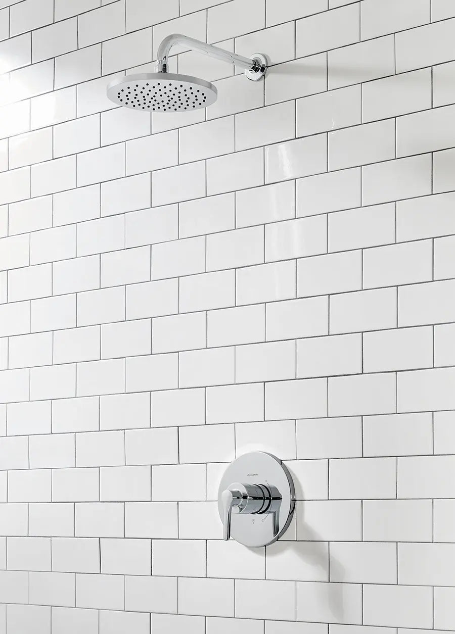 American Standard Studio S 8-Inch 1.8 gpm/6.8 L/min Water-Saving Rain Showerhead 1660528.002 - Plumbing Market