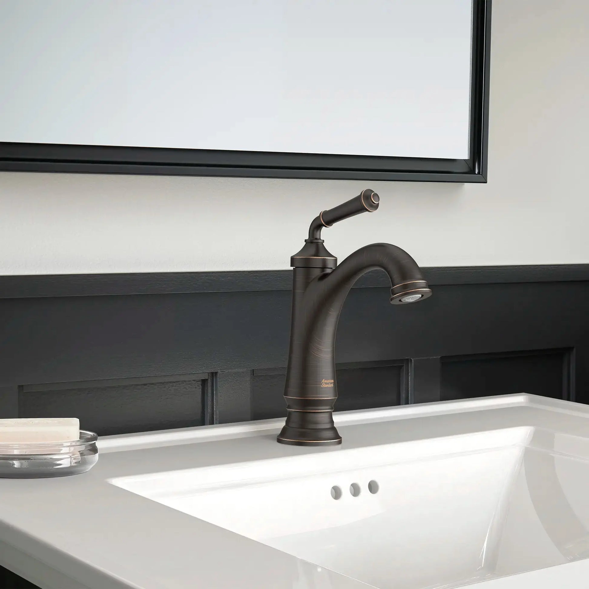 American Standard Delancey Single Hole Single-Handle Bathroom Faucet 1.2 gpm/4.5 L/min With Lever Handle 7052107.278 - Plumbing Market