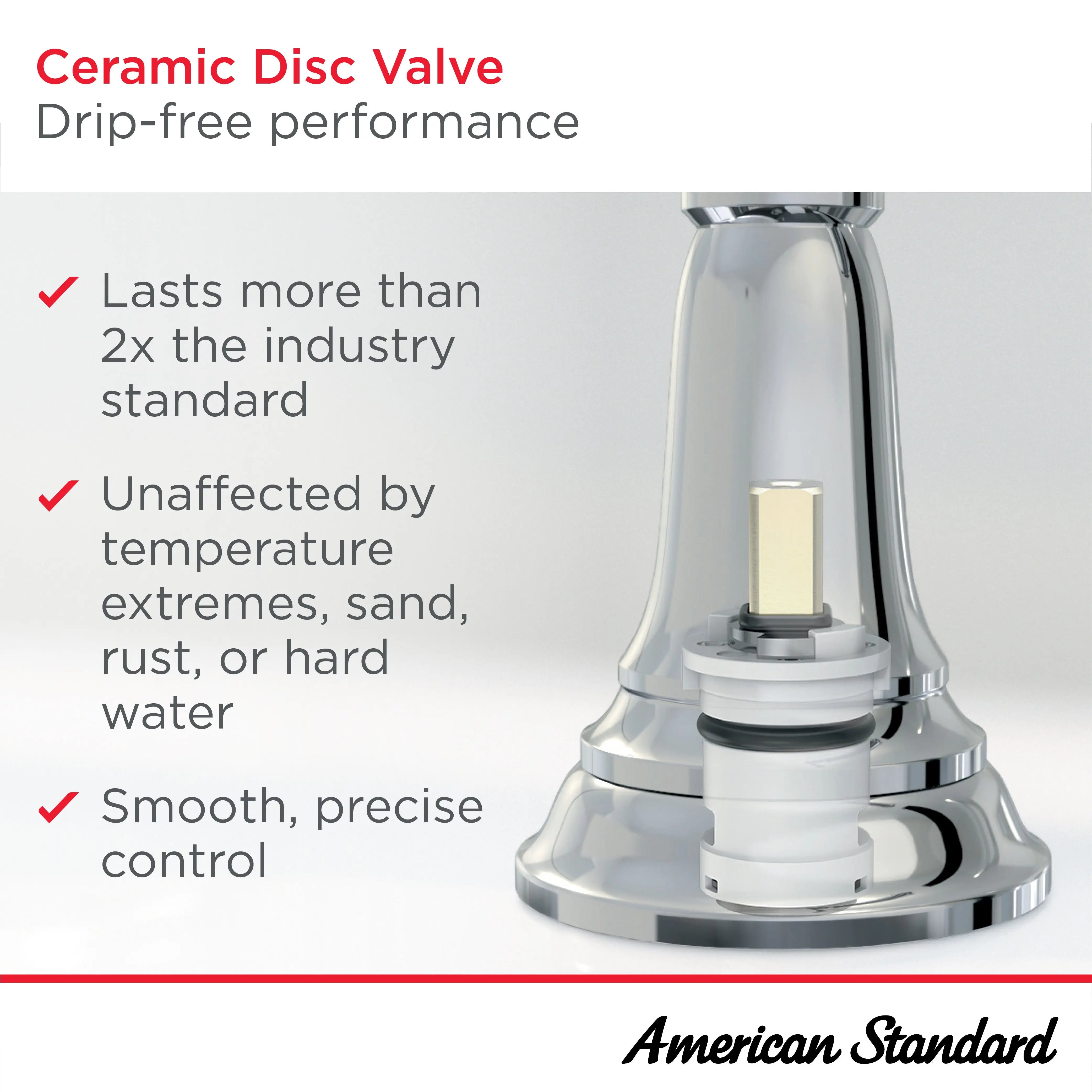 American Standard Delancey Single Hole Single-Handle Bathroom Faucet 1.2 gpm/4.5 L/min With Lever Handle 7052107.278 - Plumbing Market