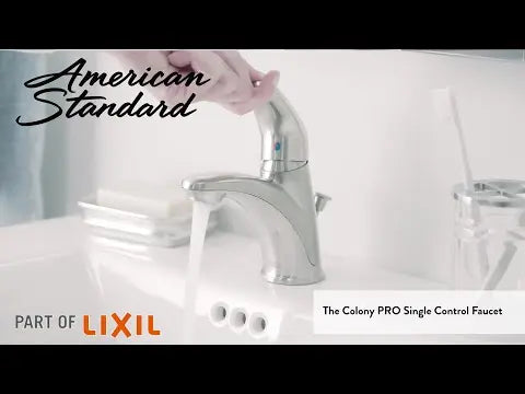 American Standard Colony PRO Single Hole Single-Handle Bathroom Faucet 1.2 gpm/4.5 L/min With Lever Handle 7075100.278 - Plumbing Market