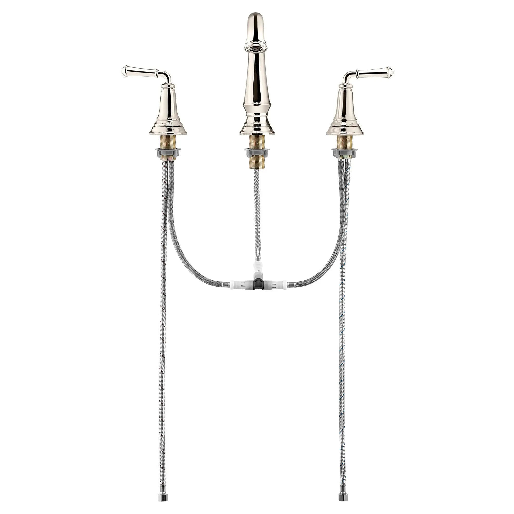 American Standard Delancey 8-Inch Widespread 2-Handle Bathroom Faucet 1.2 gpm/4.5 L/min With Lever Handles 7052807.013 - Plumbing Market