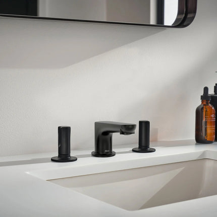 American Standard Studio S Widespread Low Spout Knob Handles 1.2 gpm/4.5 L/min With Lever Handles 7105877.243 - Plumbing Market