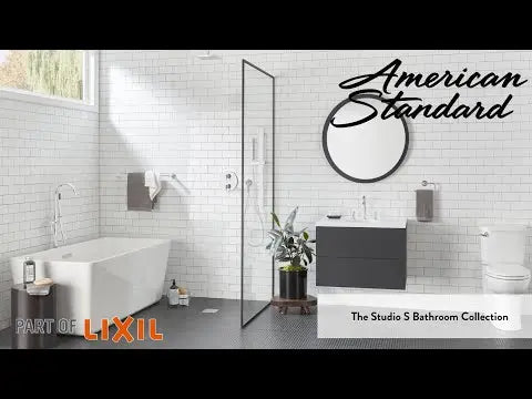 American Standard Studio S Widespread Low Spout Knob Handles 1.2 gpm/4.5 L/min With Lever Handles 7105877.295 - Plumbing Market