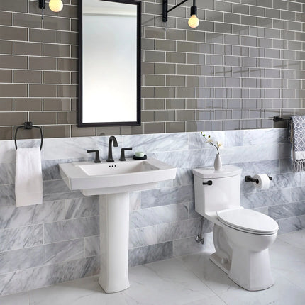 American Standard Townsend 8-Inch Widespread 2-Handle Bathroom Faucet 1.2 gpm/4.5 L/min With Lever Handles 7353801.243 - Plumbing Market