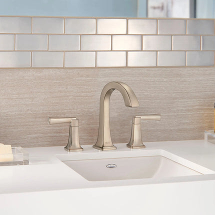 American Standard Townsend 8-Inch Widespread 2-Handle Bathroom Faucet 1.2 gpm/4.5 L/min With Lever Handles 7353801.295 - Plumbing Market