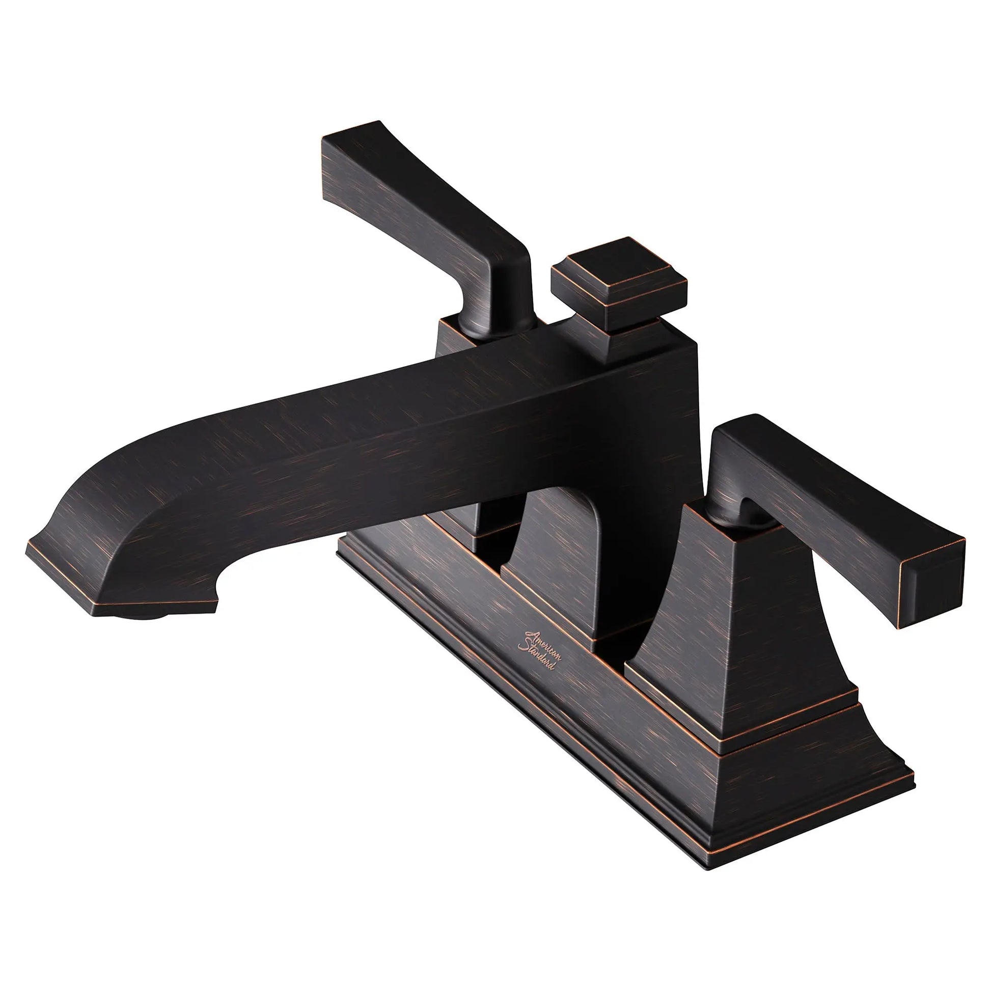 American Standard Town Square S 4-Inch Centerset 2-Handle Bathroom Faucet 1.2 gpm/4.5 L/min With Lever Handles 7455207.278 - Plumbing Market