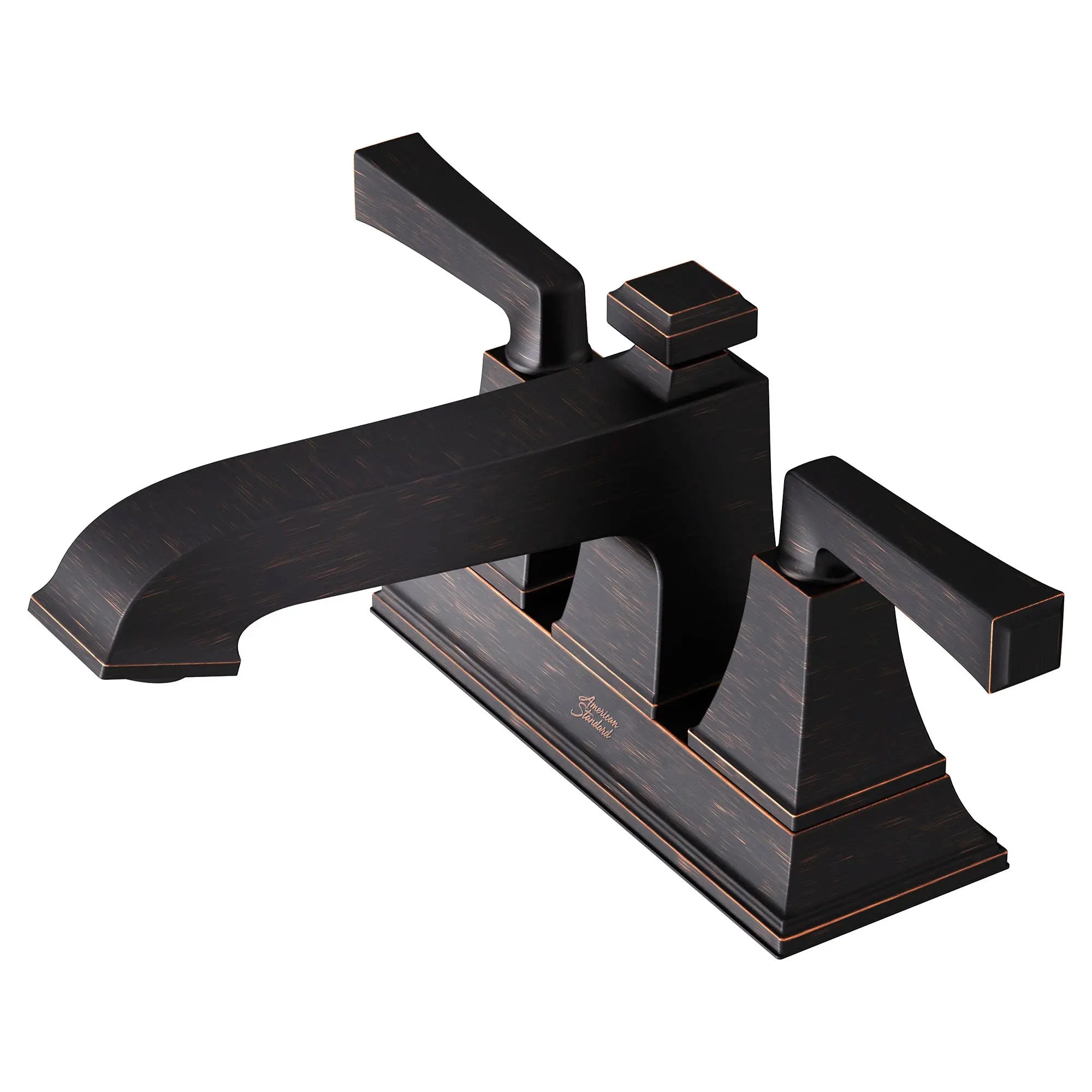 American Standard Town Square S 4-Inch Centerset 2-Handle Bathroom Faucet 1.2 gpm/4.5 L/min With Lever Handles 7455207.278 - Plumbing Market