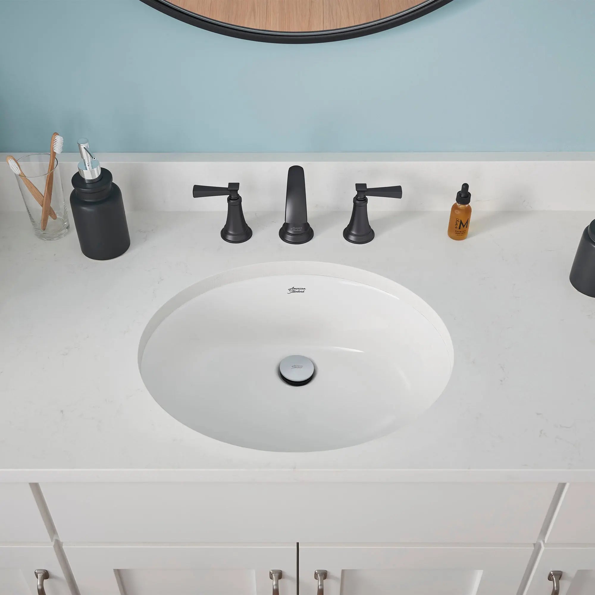 American Standard Glenmere 8-Inch Widespread 2-Handle Bathroom Faucet 1.2 gpm/4.5 L/min With Lever Handles 7617807.243 - Plumbing Market
