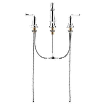 Delancey 8-Inch Widespread 2-Handle Bathroom Faucet 1.2 gpm/4.5 L/min With Lever Handles - Plumbing Market