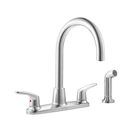 American Standard Colony PRO 2-Handle Kitchen Faucet 1.5 gpm/5.7 L/min With Side Spray 7074551.002 - Plumbing Market